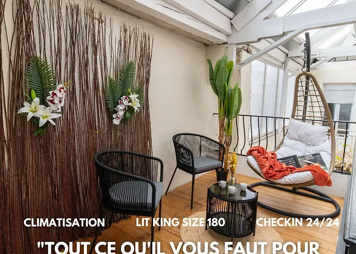 Loft Art Deco Terrasse Verriere Clim Lit King Size Apartment