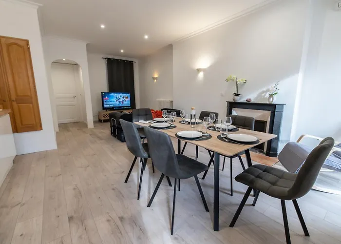 Loft Art Deco Terrasse Verriere Clim Lit King Size Apartment Digne-les-Bains