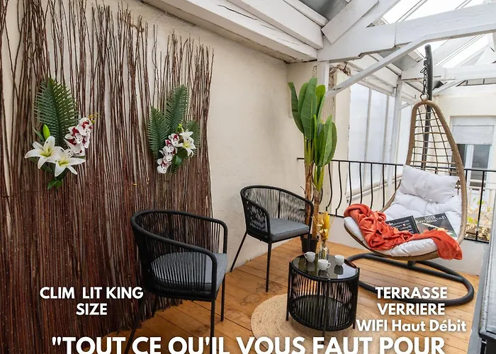 Apartment Loft Art Deco Terrasse Verriere Clim Lit King Size Digne-les-Bains